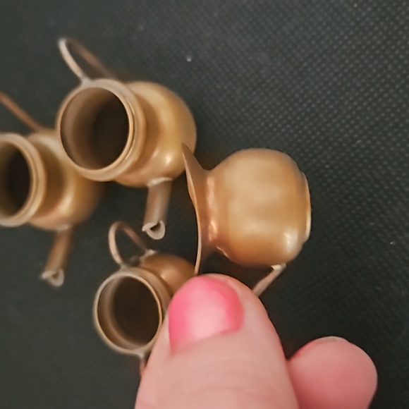 Miniature metal watering can set - Picture 2 of 4